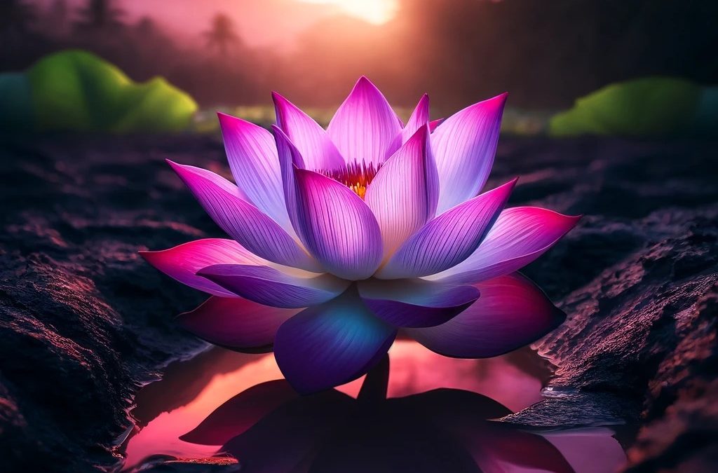 The magical Lotus flower