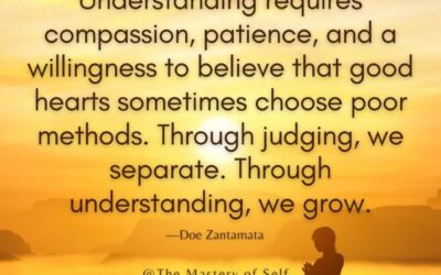 Understanding, Not Judgment