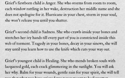 The Three Children of Grief: Honoring Our Emotions