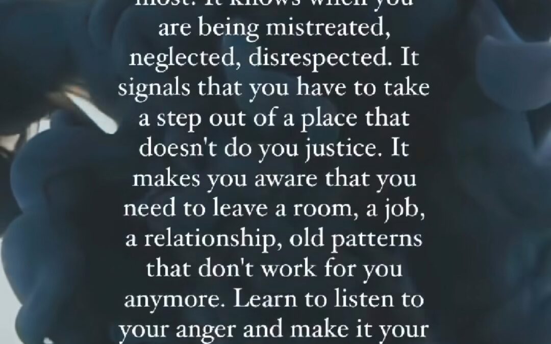 Anger: Your Emotional GPS to Healing