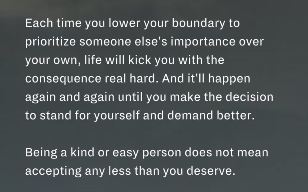 When Life Kicks You Hard Enough to Listen