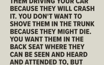 Emotions: Backseat, Not the Pilot