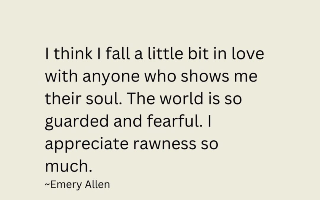 The Courage to Be Seen