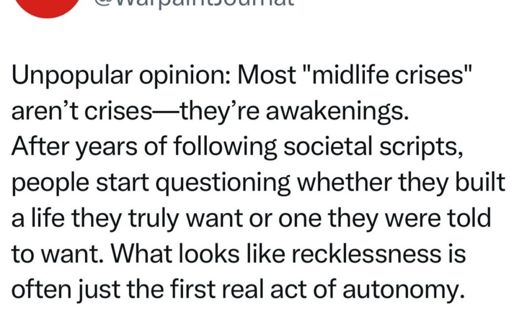 Not a Crisis, But an Awakening