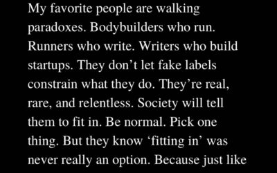 Don’t Fit In. Wake Up.