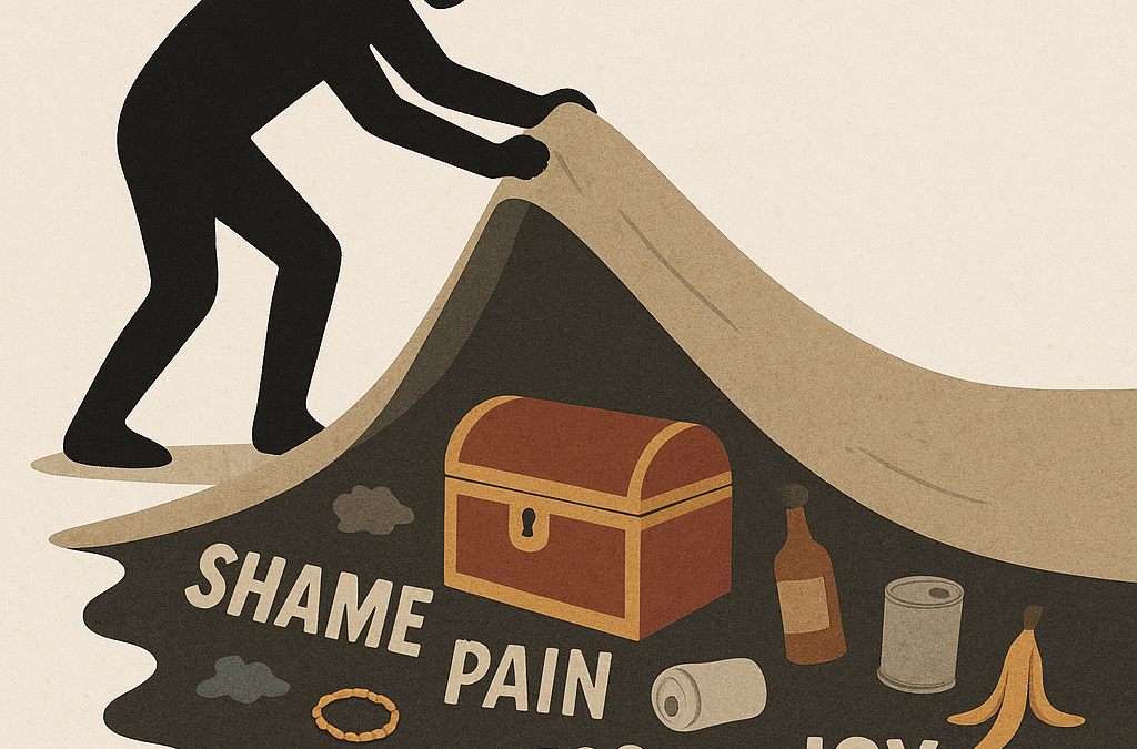 What lies beneath the rug?