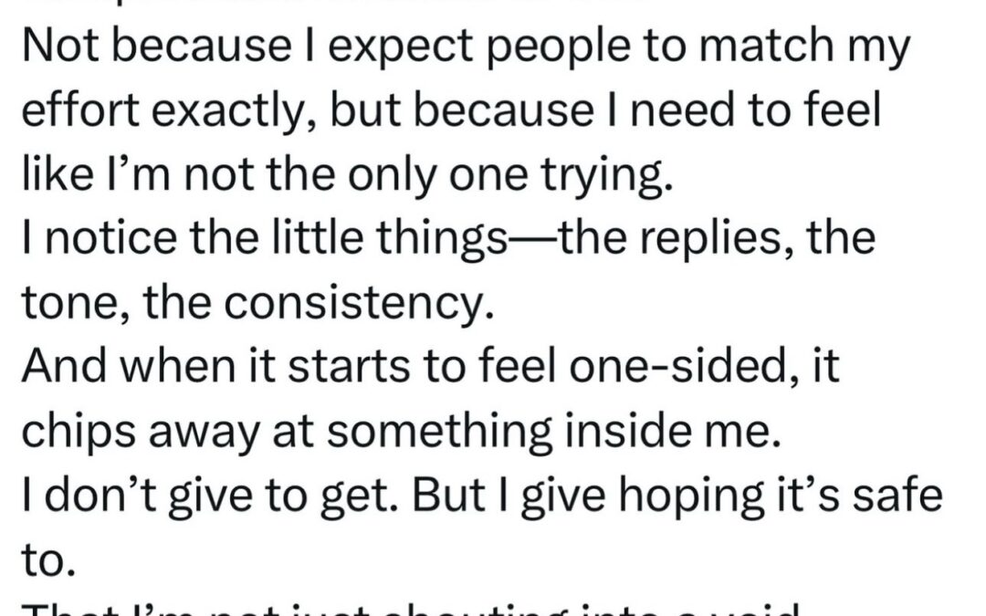 It’s Not Transactional—It’s About Safety