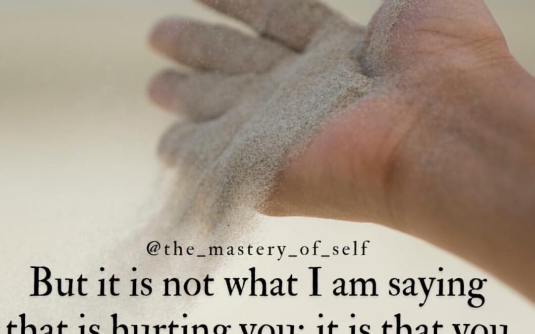 When Words Touch a Wound