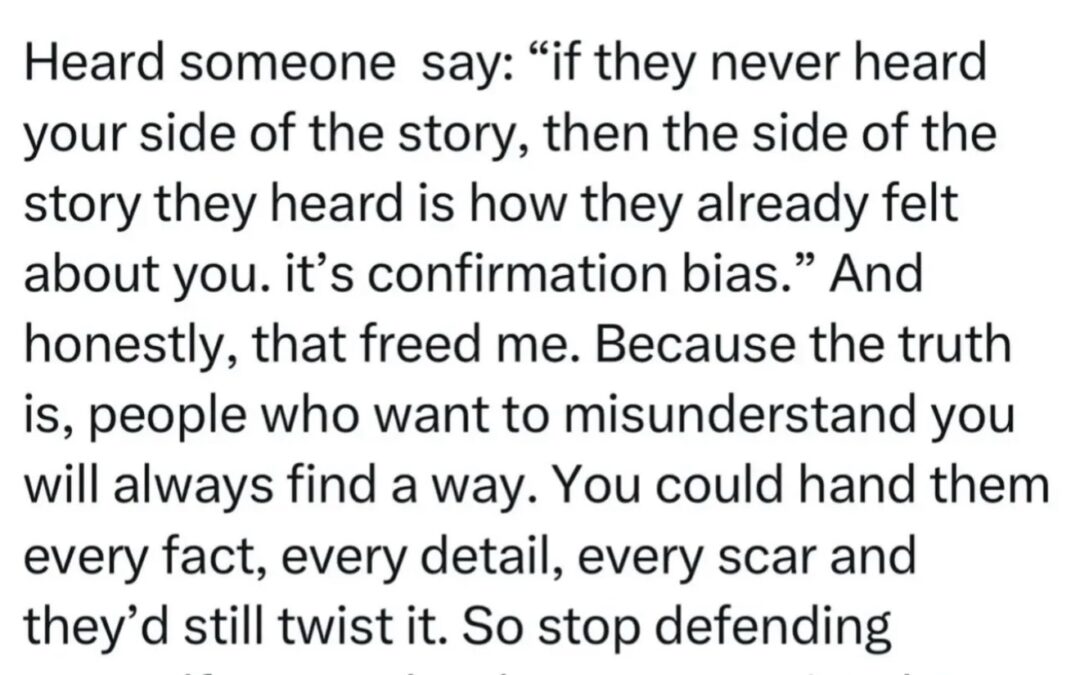 Protect Your Peace, Not Their Perception