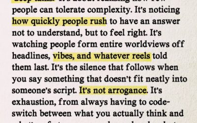 The Weight of Intellectual Loneliness