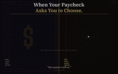 When Your Paycheck Asks You to Compromise Your Soul