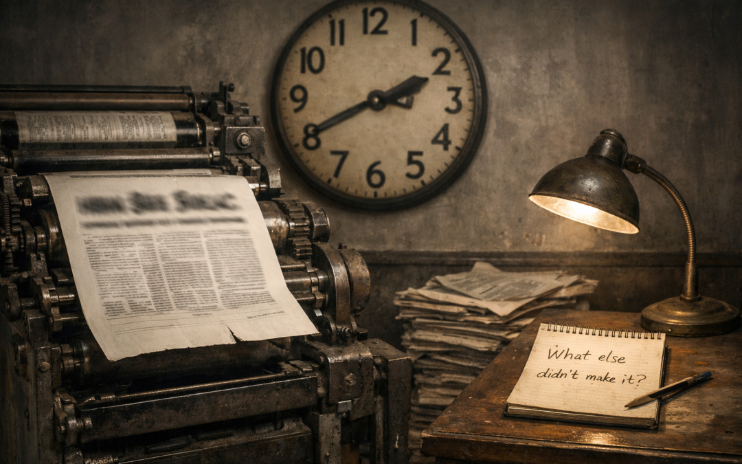 It took this long to make the news