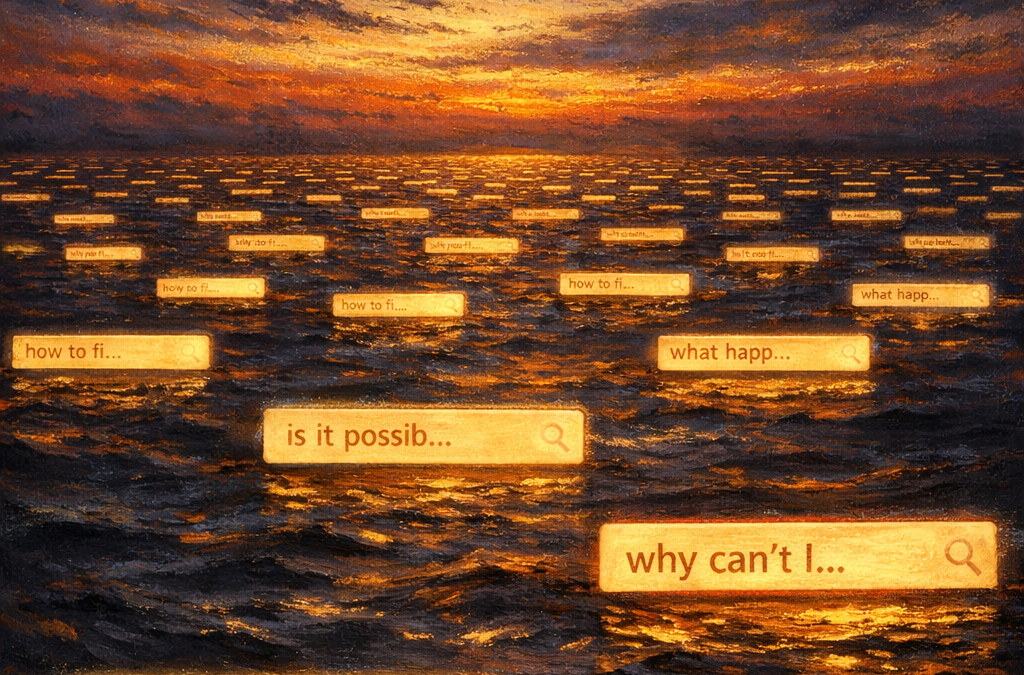 What We Search for in the Dark