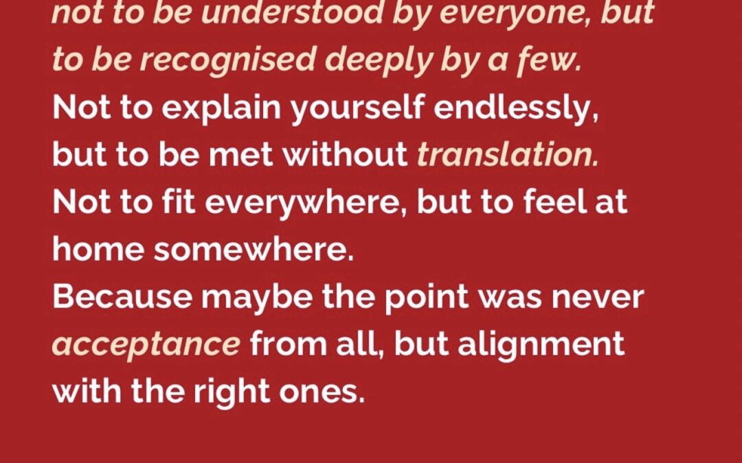 To Be Seen Without Translation