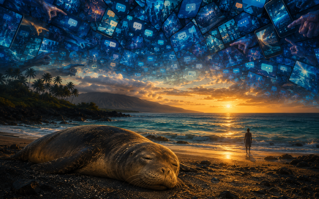 The Rock and the Monk Seal
